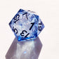 nD Resin Dice, Handmade Liquid Core Resin Dice, Handmade Resin Sharp Edge Dice, Polyhedral Dice Set