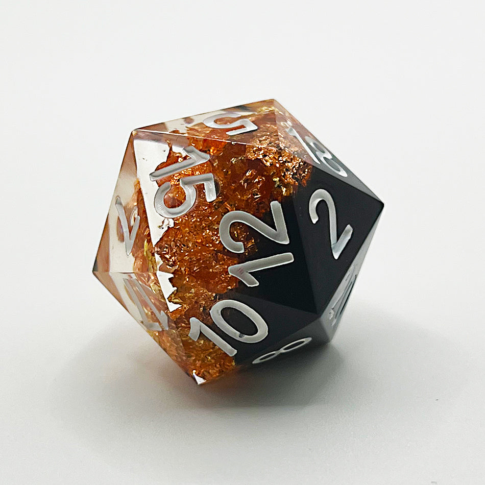 Dnd resin sharp edge dice set