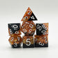 Dnd resin sharp edge dice set